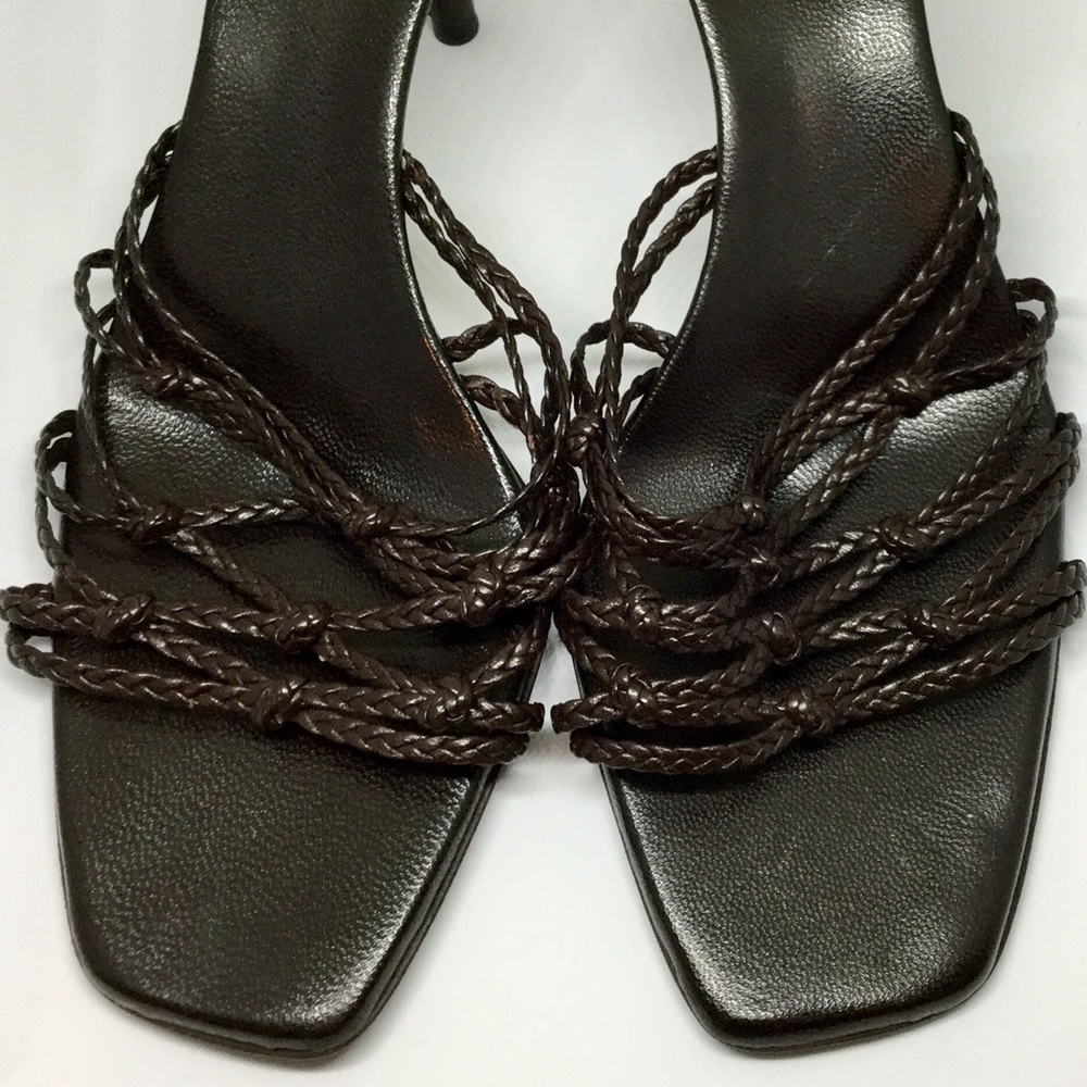 GUCCI FOR TOM FORD BRAIDED SANDALS